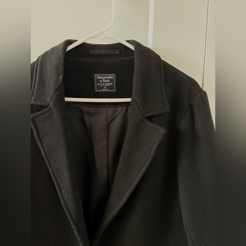Abercrombie Wool Blend Dad Coat - Picture 5 of 6